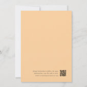 Save The Date Apricot | Classic Pinstripe Photo Wedding (Dos)