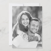 Save The Date Aquarelle aurifère rose Calligraphie géométrique (Dos)