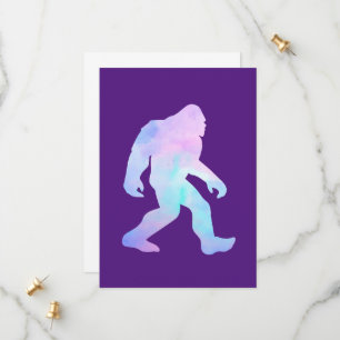 Save The Date Aquarelle Bigfoot
