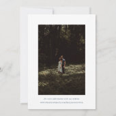 Save The Date Aquarelle Boho Champignons Retro Blue (Dos)