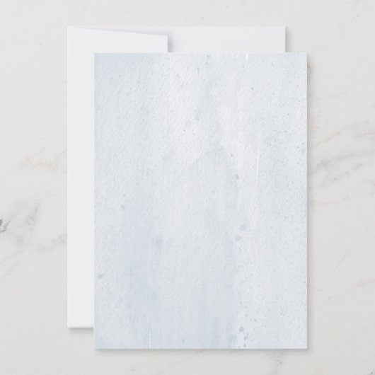 Save The Date Aquarelle Botanique Feuilles mariage Enregistrer l (Dos)