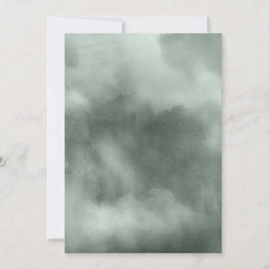 Save The Date Aquarelle Bouquet Mariage Blush ID654 (Dos)