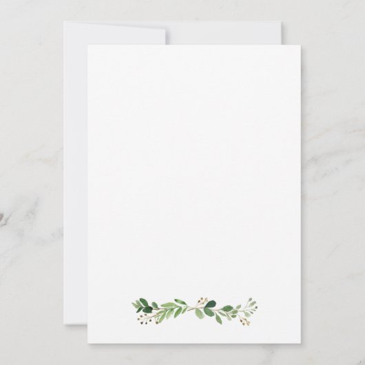 Save The Date Aquarelle Citrons Fleurs de soleil Enregistrer la (Dos)