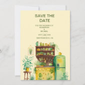 Save The Date Aquarelle Citrus Citron Destination Mariage Enregi (Devant)