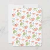 Save The Date Aquarelle de tortue-bébé peinte à la main (Dos)