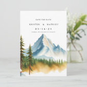 Save The Date Aquarelle en ligne (Debout devant)