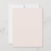 Save The Date Aquarelle en terre cuite Floral Enregistrer la dat (Dos)