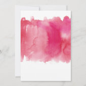 Save The Date Aquarelle Enregistrer la date (Dos)