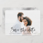 Save The Date aquarelle enregistrer la date (Devant / Derrière)