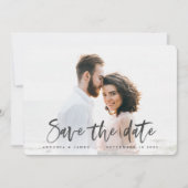 Save The Date aquarelle enregistrer la date (Devant)