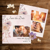 Save The Date Aquarelle Faye mariage floral Enregistrer les cart