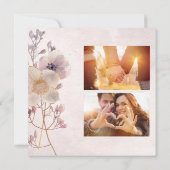 Save The Date Aquarelle Faye mariage floral Enregistrer les cart (Dos)