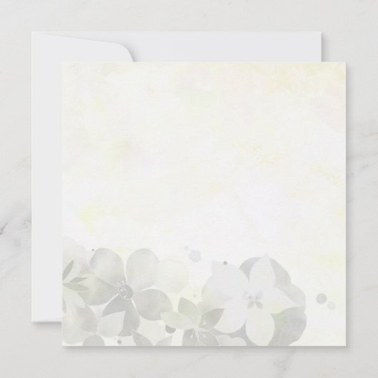 Save The Date Aquarelle Fleur sauvage photo Mariage Enregistrer (Dos)