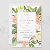 Save The Date Aquarelle florale (Devant)