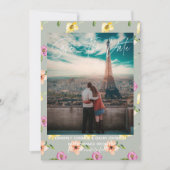 Save The Date Aquarelle florale | Enregistrer la date (Devant)