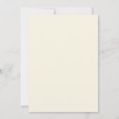 Save The Date Aquarelle Florale Moderne Botanique Script (Dos)