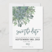 Save The Date Aquarelle Mariage réussi Enregistrer la date (Devant)