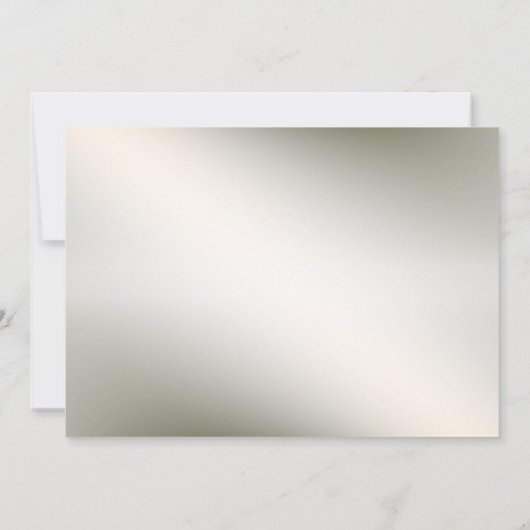 Save The Date Aquarelle mariage Rose Floral Frame Bronze brillan (Dos)