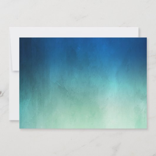 Save The Date Aquarelle Ocean Starfish Beach Enregistrer la date (Dos)