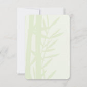 Save The Date Aquarelle Panda Ours Maman & Bébé en Bambou (Dos)