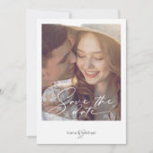 Save The Date Aquarelle Paysage Mariage Automne Gold ID786 (Devant)