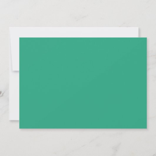 Save The Date Aquarelle Peacock Feather Enregistrer la date (Dos)
