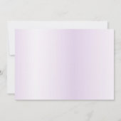 Save The Date Aquarelle Purple Floral Enregistrer La Date (Dos)