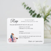 Save The Date Aquarelle romantique Décontractée moderne Couple A (Debout devant)