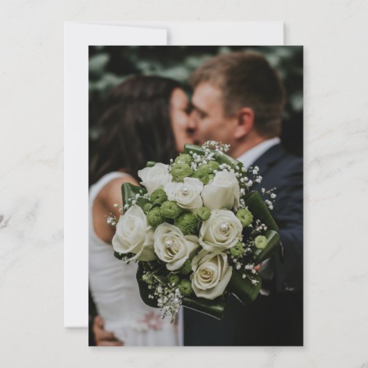 Save The Date Aquarelle Rustique Citrouille blanc Tournesol Enre (Dos)