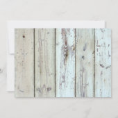 Save The Date Aquarelle rustique Woodland Mountain Enregistrer l (Dos)