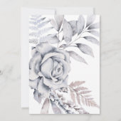 Save The Date Aquarelle sèche de Bohème plate Mosquée Florale (Dos)