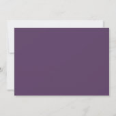 Save The Date Aquarelle violet orange (Dos)