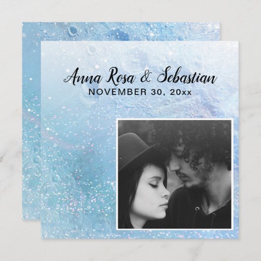 Save The Date *~* AR6 ENREGISTRER LA DATE PHOTO QR - Site Mariag (Devant / Derrière)