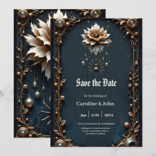 Save The Date Araignée de Mariage – Gardienne de la Fleur de Lun
