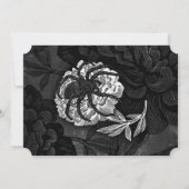 Save The Date Araignée Gothique Sur Fleur (Dos)