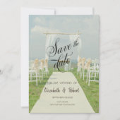 Save The Date Arbor Beach Wedding Enregistrer La Date (Devant)
