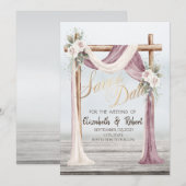 Save The Date Arbor de plage, Sauvegarder la date (Devant / Derrière)