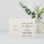 Save The Date Arbre celtique de la vie Gold Wedding Enregistrer  (Debout devant)