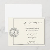 Save The Date Arbre Celtique de la vie Sauvez la date (Devant / Derrière)