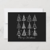 Save The Date Arbre de Noël Rétro Classique (Dos)
