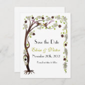 Save The Date Arbre de vie Enregistrer la date, vertical (Devant / Derrière)