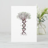 Save The Date Arbre de vie génétique de l'ADN Environnement de b (Debout devant)