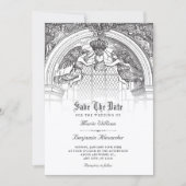 Save The Date arc baroque vintage (Devant)