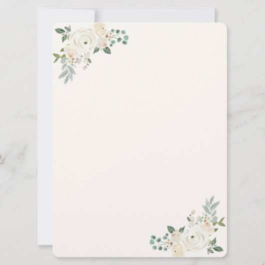 Save The Date Arc mariage et crème Rose Gold Enregistrer la date (Dos)