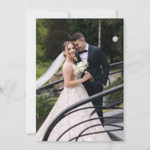 Save The Date Arc Mariage floral (Dos)