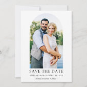 Save The Date Arc photo simple minimaliste moderne (Devant)