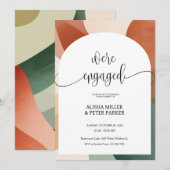 Save The Date Arch Terracotta & Sage (Devant / Derrière)