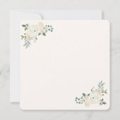 Save The Date Arche de mariage floral crème bohème Enregistrez l (Dos)