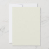 Save The Date arche vert sauge minimaliste moderne (Dos)
