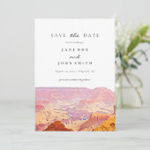 Save The Date Arizona Grand Canyon Enregistrer La Date (Debout devant)